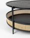 Feliz Lifestyle Makoto Salontafel Rond 80x80 cm Zwart