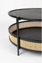 Feliz Lifestyle Makoto Salontafel Rond 80x80 cm Zwart