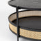 Feliz Lifestyle Makoto Salontafel Rond 80x80 cm Zwart