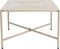 Feliz Lifestyle Marcio Salontafel Vierkant Hout/ Metaal 40x40 cm Beige