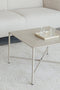 Feliz Lifestyle Marcio Salontafel Vierkant Hout/ Metaal 40x40 cm Beige
