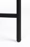 Feliz Lifestyle Marcio Salontafel Vierkant Hout/ Metaal 40x40 cm Zwart