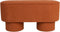 Feliz Lifestyle Marcos Bankje Bouclé Rood/ Bruin