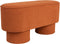 Feliz Lifestyle Marcos Bankje Bouclé Rood/ Bruin