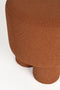Feliz Lifestyle Marcos Kruk/ Poef Bouclé Rood/ Bruin