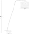 Feliz Lifestyle Martine Booglamp/ Staande lamp Wit
