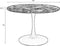 Feliz Lifestyle Maru Eettafel Marmerlook Rond 110 cm Bruin