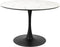 Feliz Lifestyle Maru Eettafel Marmerlook Rond 110 cm Wit