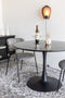 Feliz Lifestyle Maru Eettafel Marmerlook Rond 110 cm Zwart