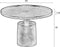 Feliz Lifestyle Mason Salontafel Rond Metaal 60x 60 cm Goud