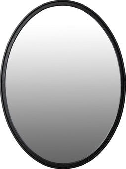 Feliz Lifestyle Matz Spiegel/ Wandspiegel Ovaal 60x80 cm Metaal Zwart
