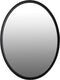 Feliz Lifestyle Matz Spiegel/ Wandspiegel Ovaal 60x80 cm Metaal Zwart