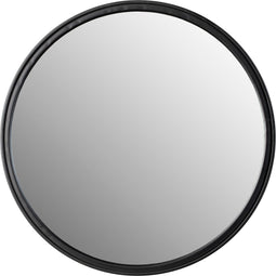 Feliz Lifestyle Matz Spiegel/ Wandspiegel Rond 60x60 cm Metaal Zwart
