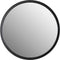 Feliz Lifestyle Matz Spiegel/ Wandspiegel Rond 60x60 cm Metaal Zwart