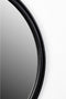 Feliz Lifestyle Matz Spiegel/ Wandspiegel Rond 60x60 cm Metaal Zwart
