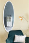 Feliz Lifestyle Miya Spiegel Ovaal L - Wit