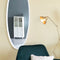 Feliz Lifestyle Miya Spiegel Ovaal L - Wit