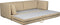 Feliz Lifestyle Norah Slaapbank 2 persoons/ Logeerbed/ Bedbank Beige