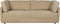 Feliz Lifestyle Norah Slaapbank 2 persoons/ Logeerbed/ Bedbank Beige
