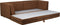 Feliz Lifestyle Norah Slaapbank 2 persoons/ Logeerbed/ Bedbank Bruin