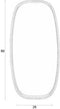 Feliz Lifestyle Nyko Spiegel/ Wandspiegel Hout Bruin 80x40 cm (M) Bruin