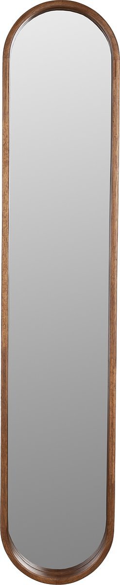 Feliz Lifestyle Nyko Spiegel/ Wandspiegel Ovaal Hout 120x24 cm Bruin