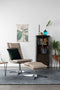 Feliz Lifestyle Otis Kast/ Vitrinekast Hoog Vintage Ijzer Zwart
