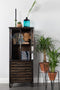 Feliz Lifestyle Otis Kast/ Vitrinekast Hoog Vintage Ijzer Zwart