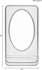 Feliz Lifestyle Pascal Spiegel Wandplank M - Zwart