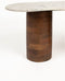 Feliz Lifestyle Peli Salontafel Marmer/ Hout 84x 48 cm - Beige