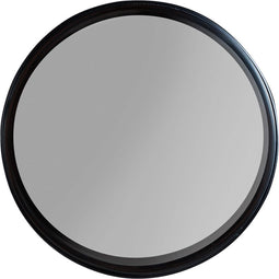 Feliz Lifestyle Raj Spiegel/ Wandspiegel Rond Metaal 36x36 cm Zwart