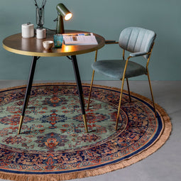 Feliz Lifestyle Raz Vloerkleed Rond 200 cm Perzisch/ Oosters Motief Groen