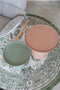Feliz Lifestyle Reza Vloerkleed Rond 160 cm Vintage Perzisch/ Oosters Motief Groen/Grijs