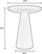 Feliz Lifestyle Ringar Bijzettafel Rond Metaal 34,5x34,5 cm (M) Groen