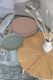 Feliz Lifestyle Ringar Bijzettafel Rond Metaal 34,5x34,5 cm (M) Groen
