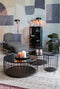 Feliz Lifestyle Rob Wijnkast/ Drankkast/ Barkast Hoog Hout Metaal Zwart