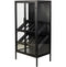 Feliz Lifestyle Rob Wijnkast/ Drankkast/ Barkast Hoog Hout Metaal Zwart
