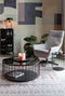 Feliz Lifestyle Rob Wijnkast/ Drankkast/ Barkast Hoog Hout Metaal Zwart