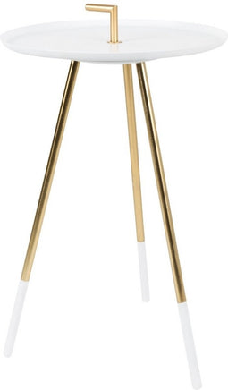 Feliz Lifestyle Rumbi Bijzettafel - Goud/Wit
