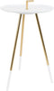Feliz Lifestyle Rumbi Bijzettafel - Goud/Wit