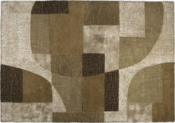 Feliz Lifestyle Silvan Vloerkleed 160x230 cm Olijfgroen - Bruin