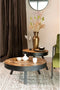 Feliz Lifestyle Suri Salontafel Rond Hout Teak 58 cm Bruin