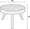 Feliz Lifestyle Suri Salontafel Rond Hout Teak 58 cm Bruin