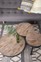 Feliz Lifestyle Suri Salontafel Rond Hout Teak 58 cm Bruin