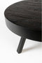 Feliz Lifestyle Suri Salontafel Rond Hout Teak 70 cm Zwart