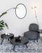 Feliz Lifestyle Suri Salontafel Rond Hout Teak 70 cm Zwart