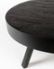 Feliz Lifestyle Suri Salontafel Rond Hout Teak 70 cm Zwart
