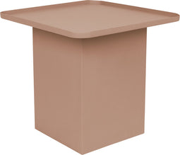 Feliz Lifestyle Sverre Bijzettafel Vierkant Metaal 44x44 cm Roze