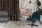 Feliz Lifestyle Timpa Bijzettafel Marmer Rond 44x44 cm Groen/ Goud