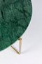 Feliz Lifestyle Timpa Salontafel Marmer Rond 70x70 cm Groen/ Goud
